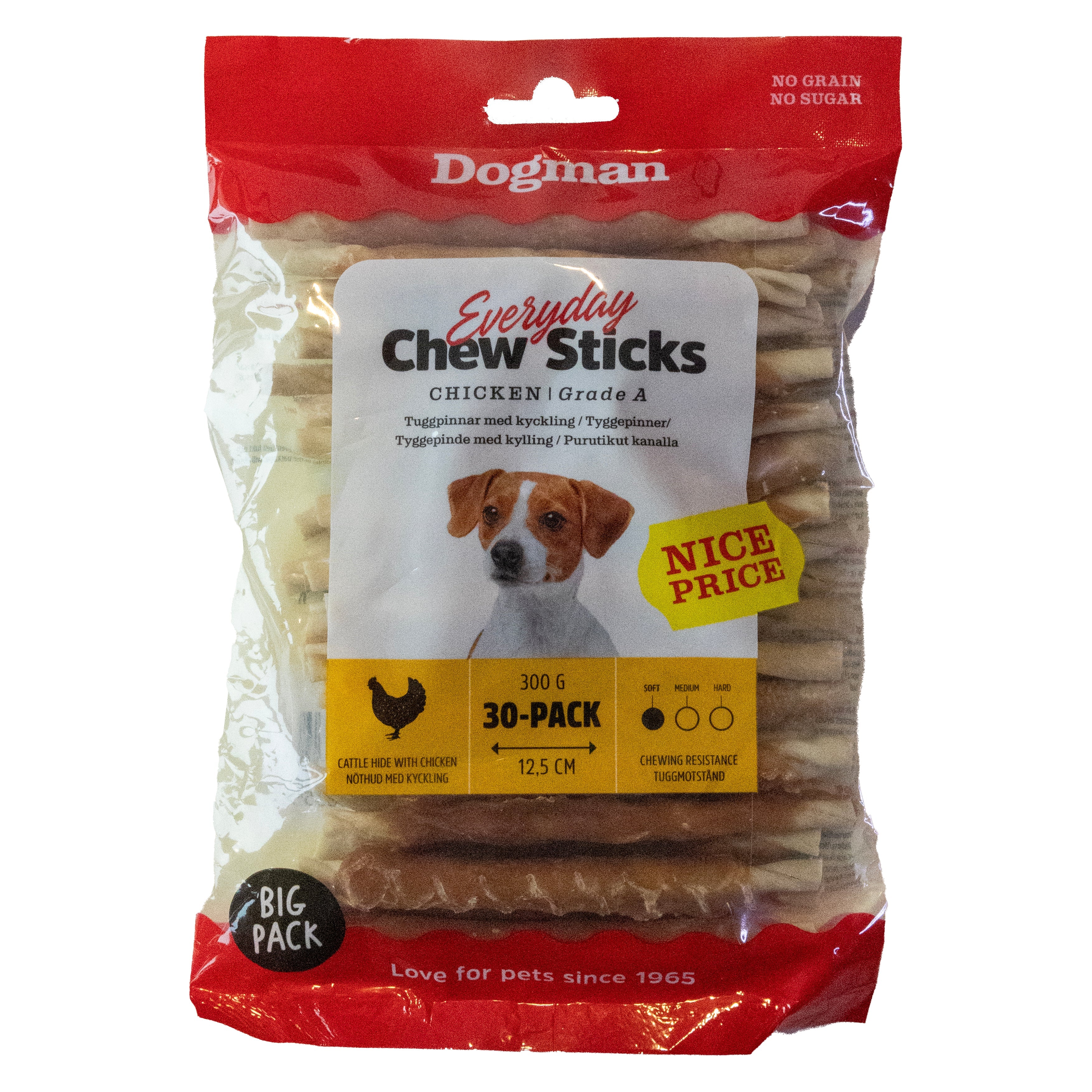Dogman Tuggpinnar Kyckling 30p 5cm