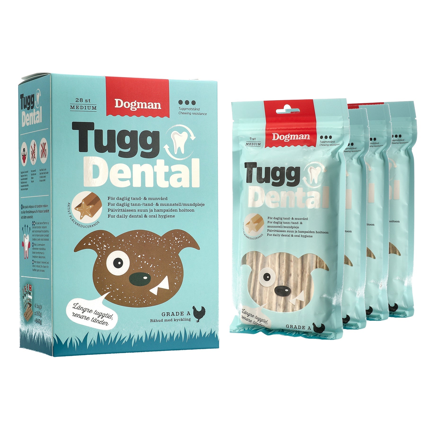 Dogman Tugg Dental M Chew Bone 5cm