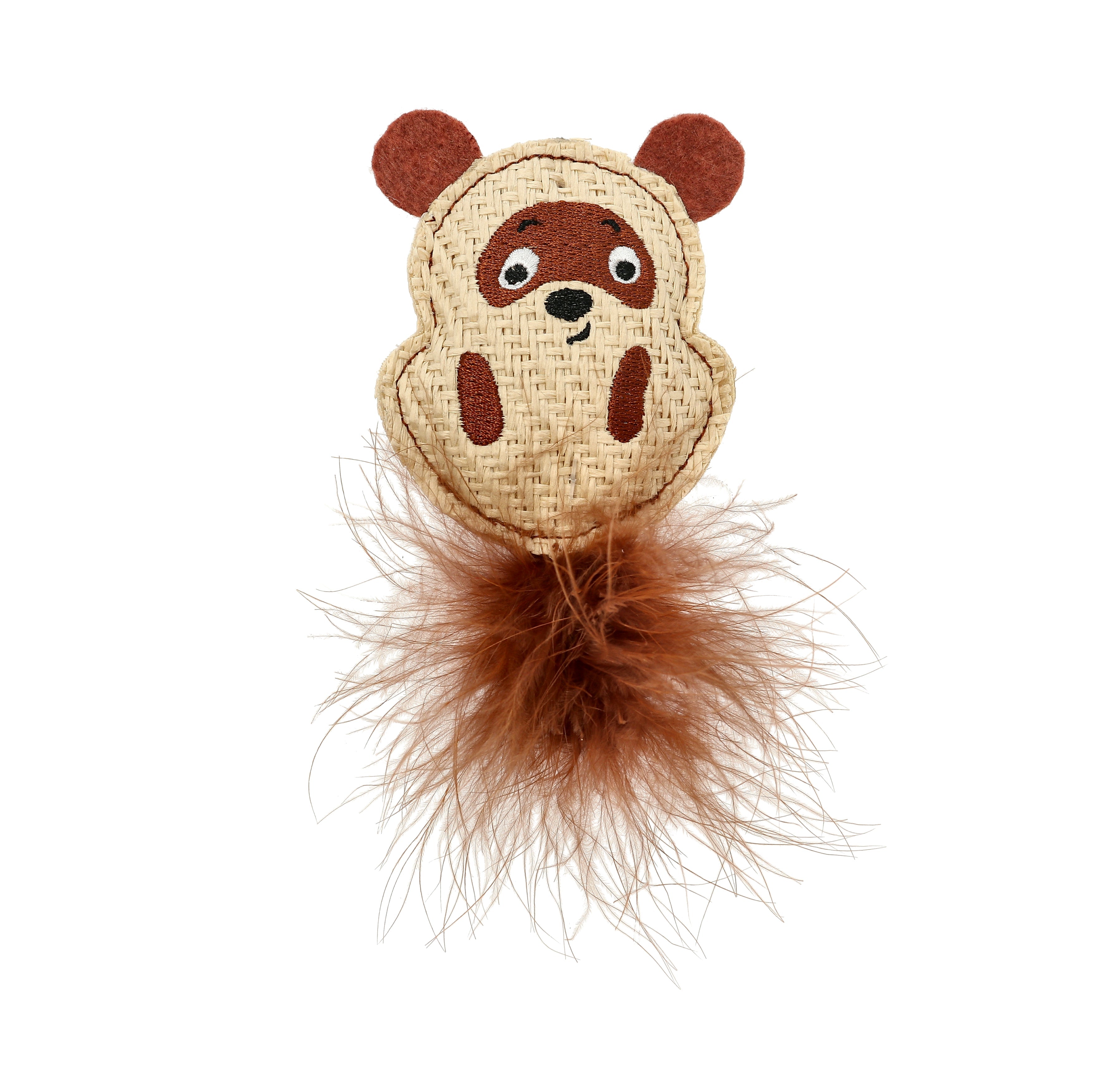 Dogman Kattleksak Natural Björn Brun 2cm
