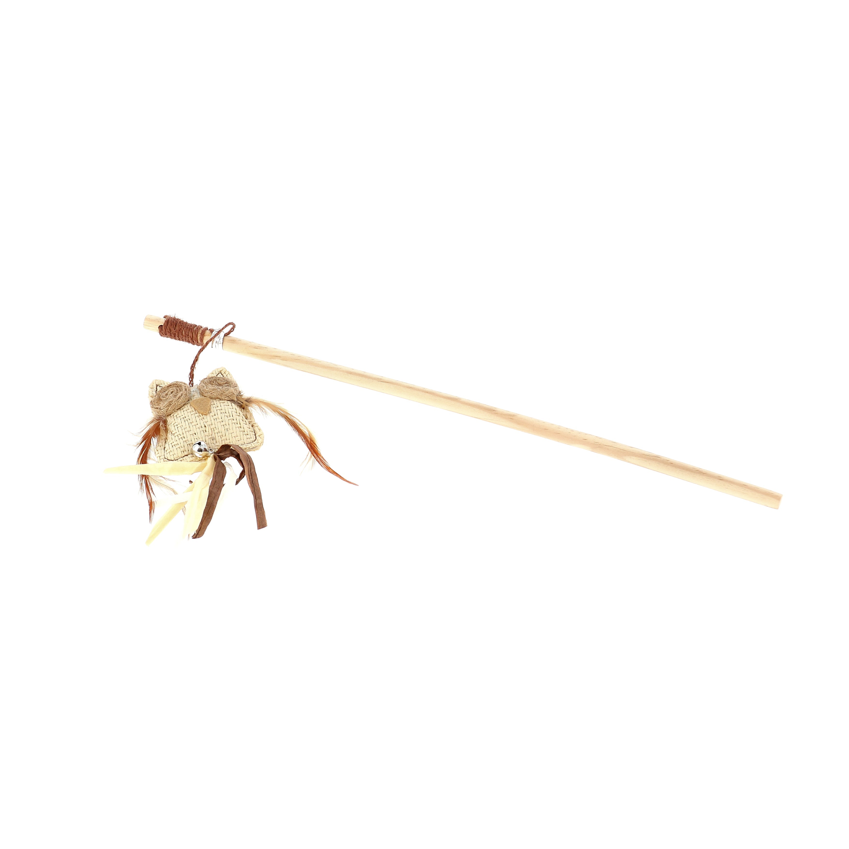 Dogman Kattleksak Spö Natural Uggla Brun 2cm