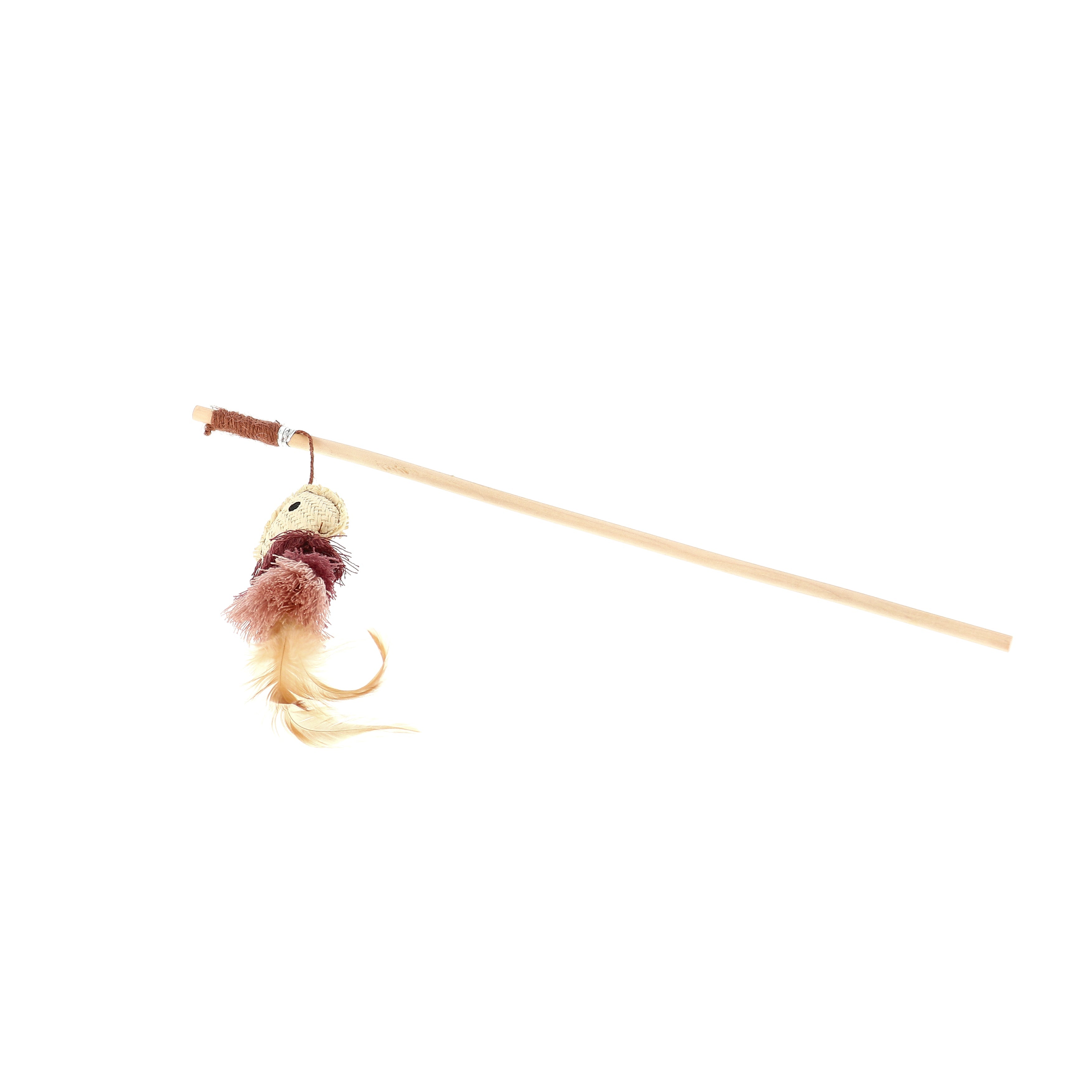 Dogman Kattleksak Spö Natural Fisk Brun 2cm