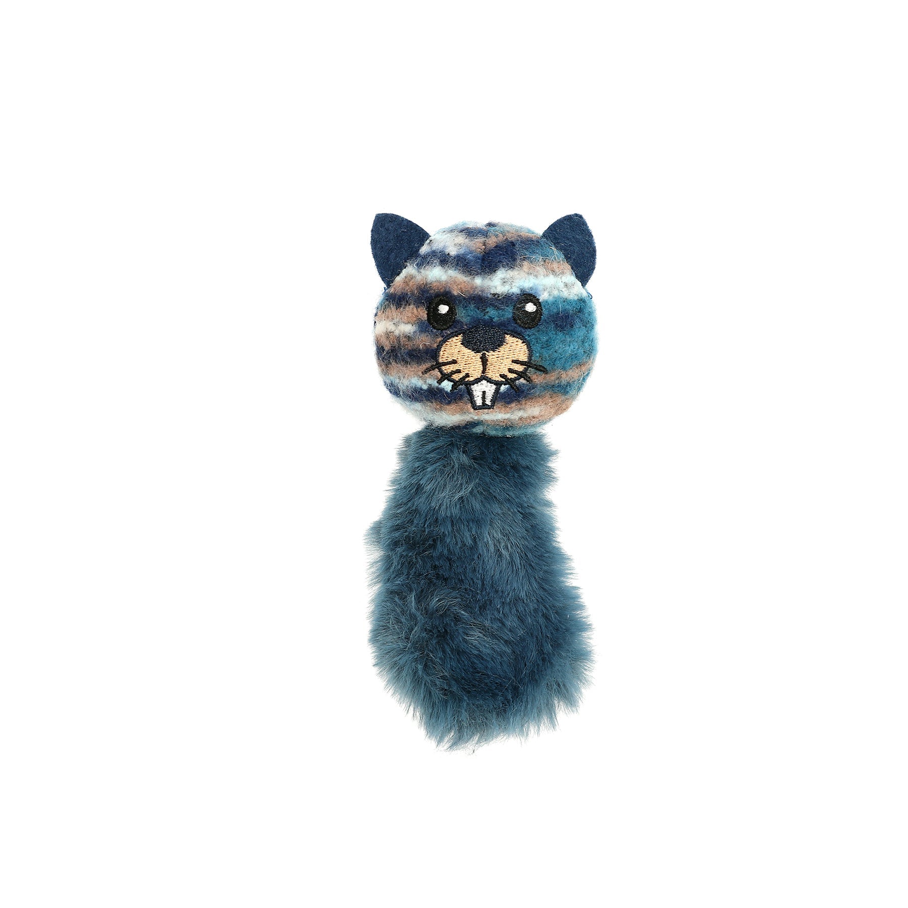Dogman Kattleksak Fuzzy Bäver Blå 2cm