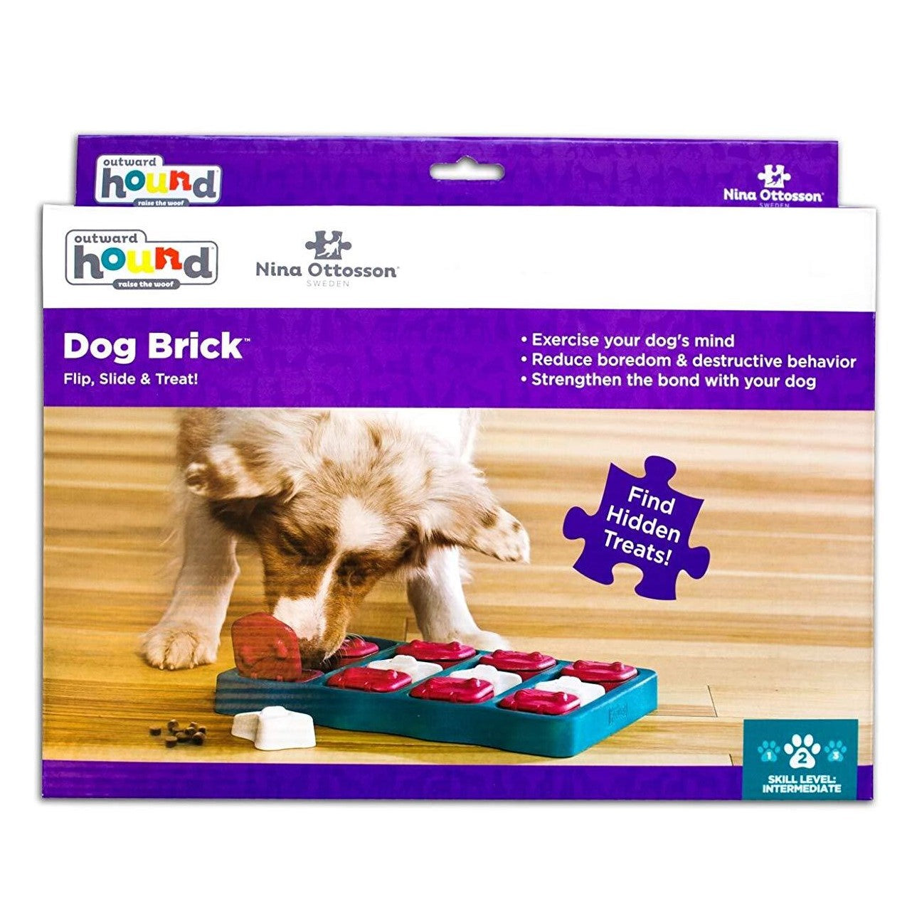 Nina Aktiveringsleksak Brick 2 Turkos 4cm