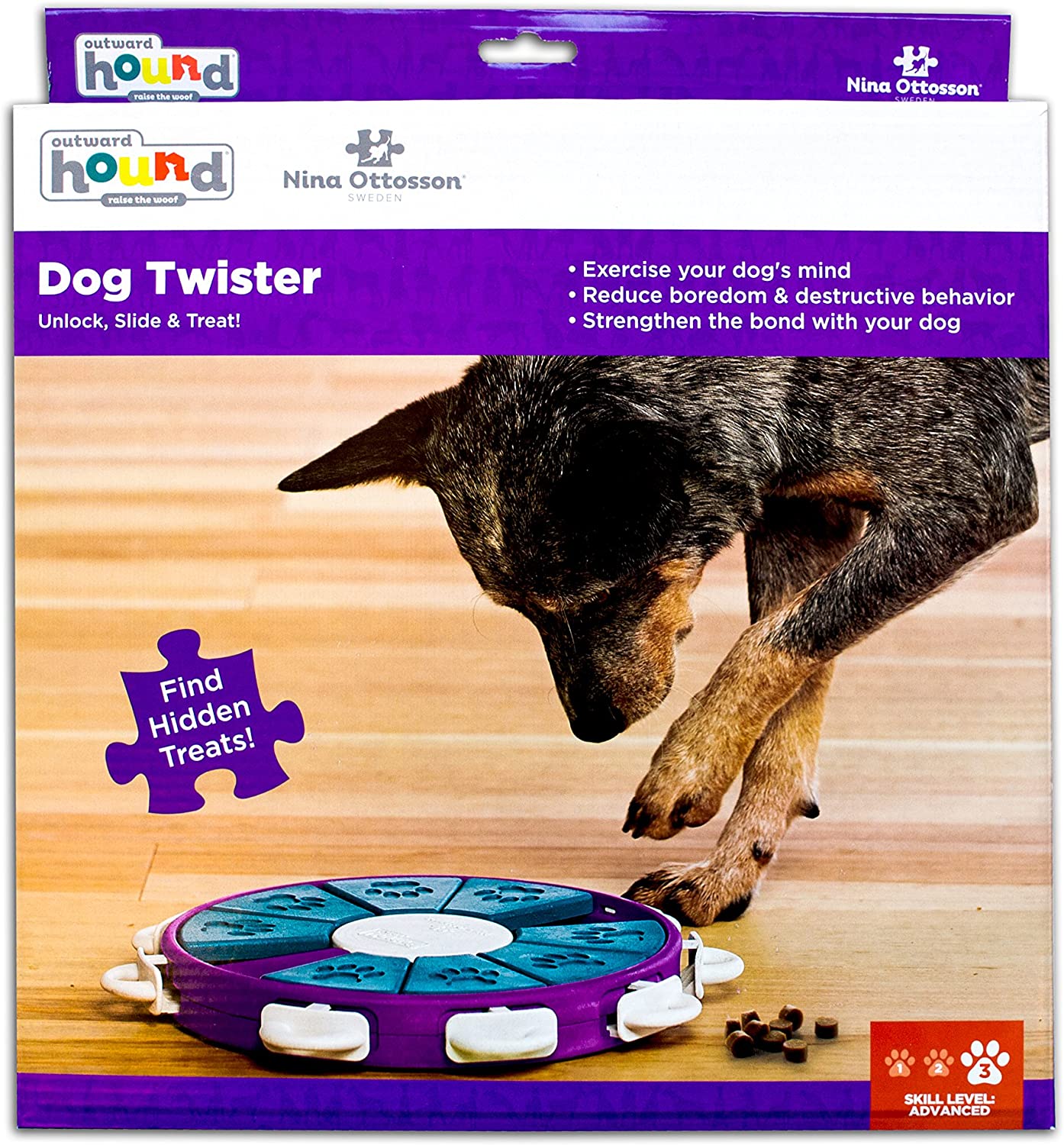 Nina Aktiveringsleksak Twister 3 Turkos 5cm