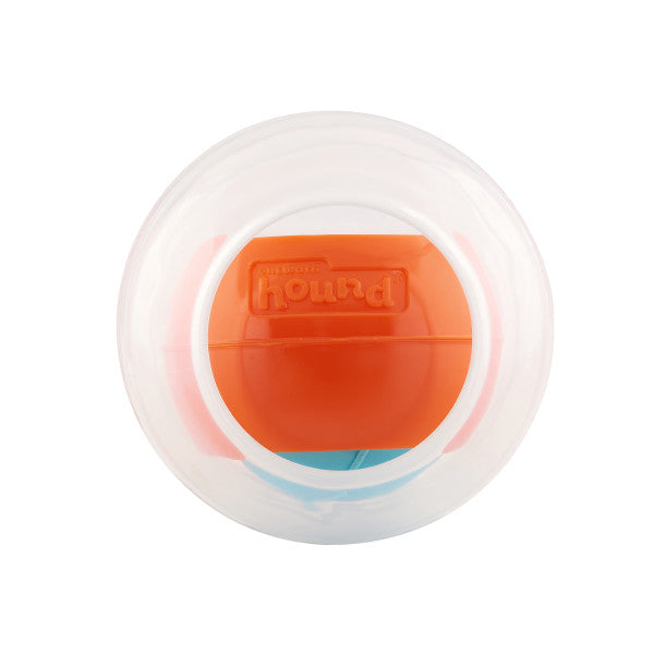 Nina Dog Topsy Treat Ball Orange 12cm