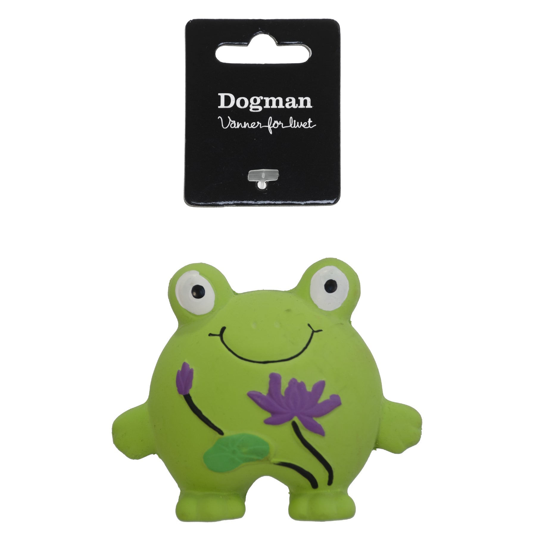 Dogman Leksak Blomstergroda Grön 10cm