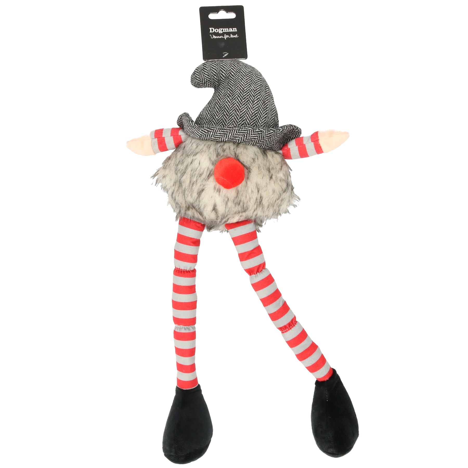 Dogman Julleksak Tomte Långbening Grå 46cm