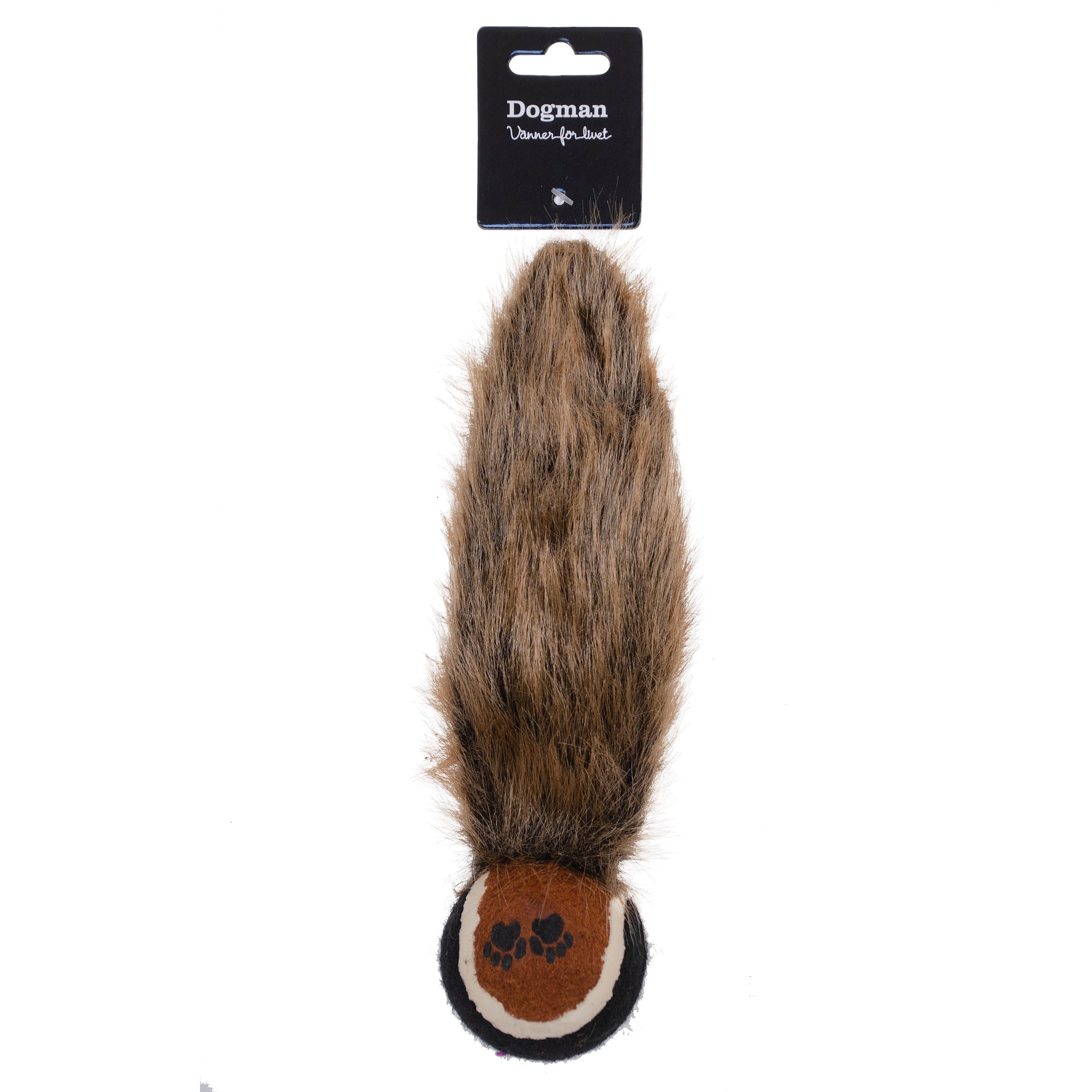 Dogman Leksak Boll Med Svans 5cm
