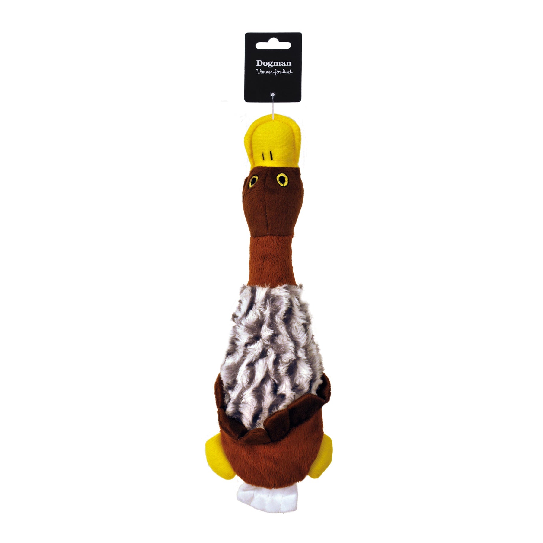 Dogman Leksak Anka Brun 10cm
