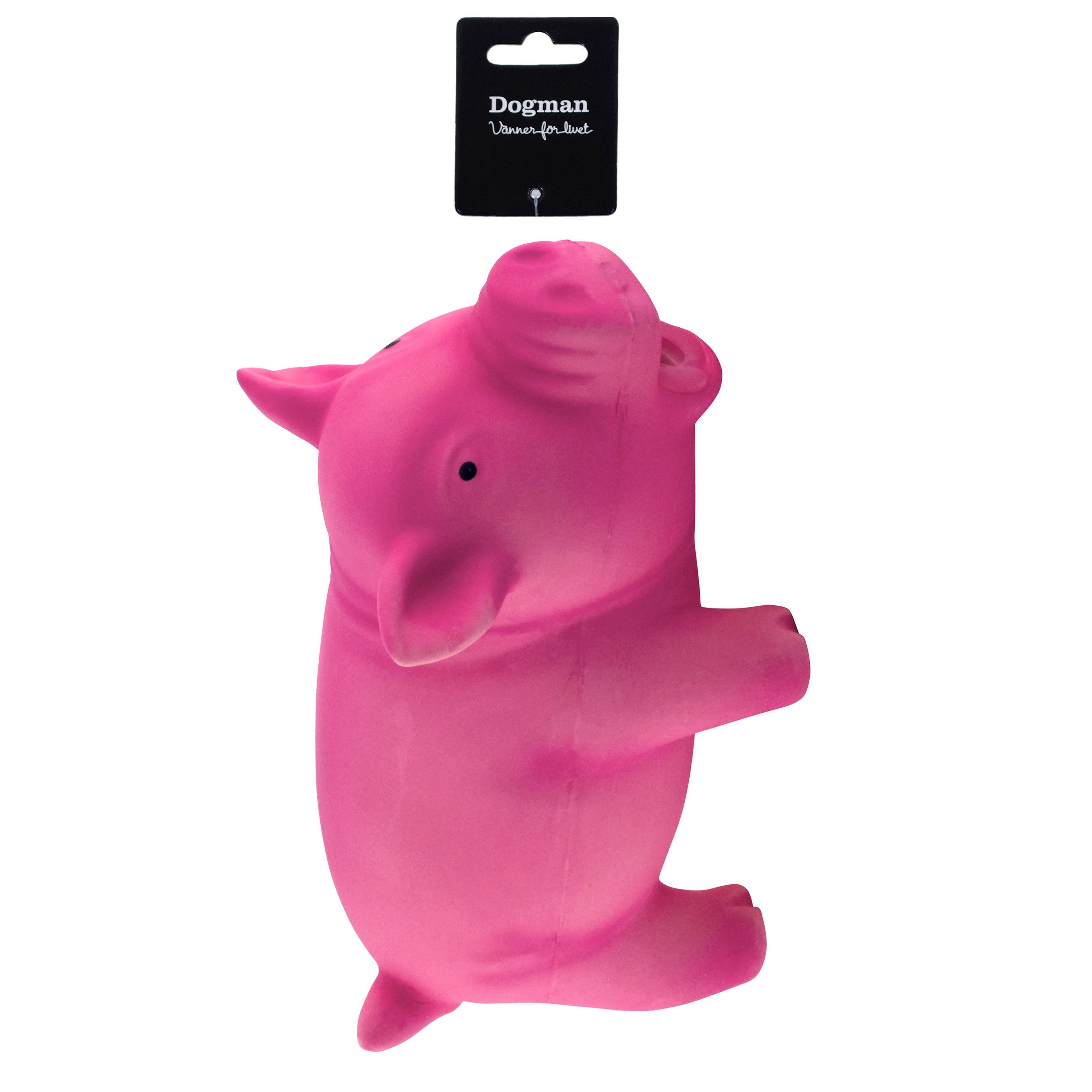 Dogman Latexgris Hundleksak 23cm