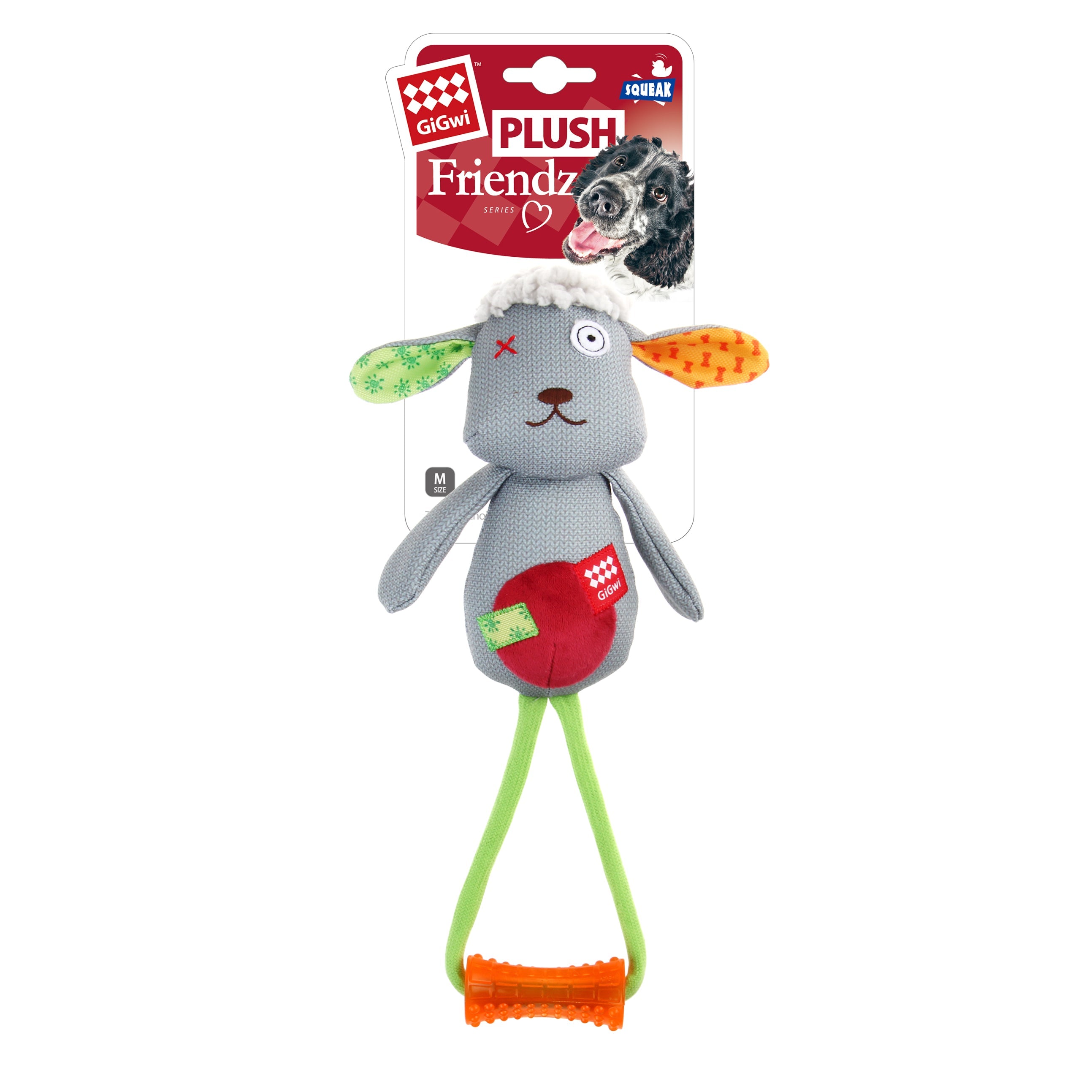GiGwi Leksak Plushfriendz La Grå M 33cm