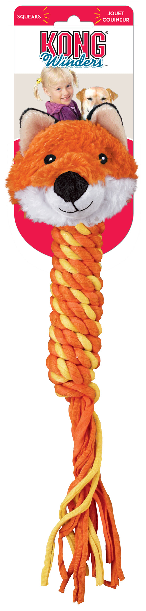 Kong Leksak Winders Fox Orange M
