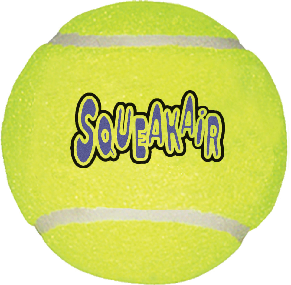 Kong Leksak Squeakair Tennisball Gul L