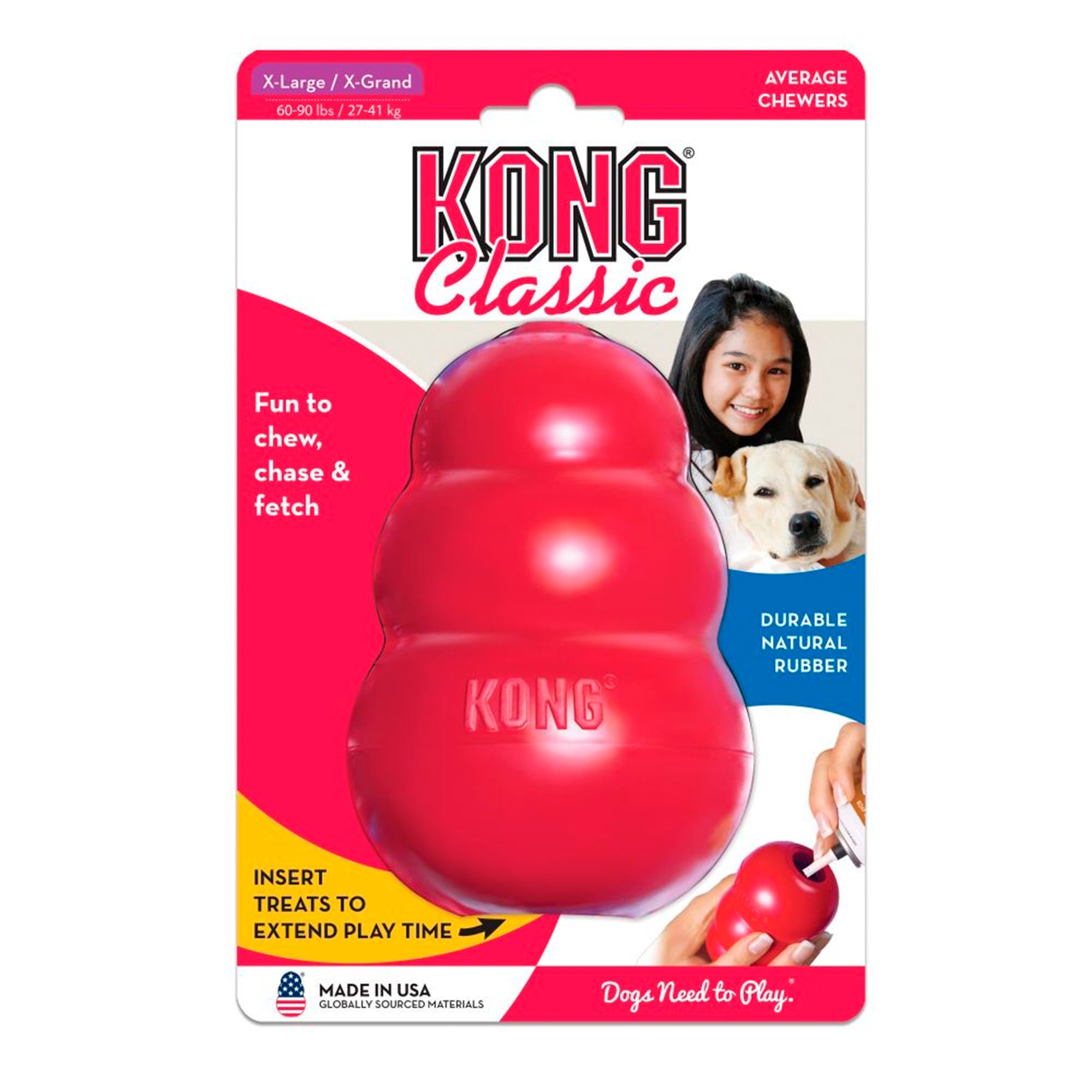 Kong Classic Röd Xl Hundleksak