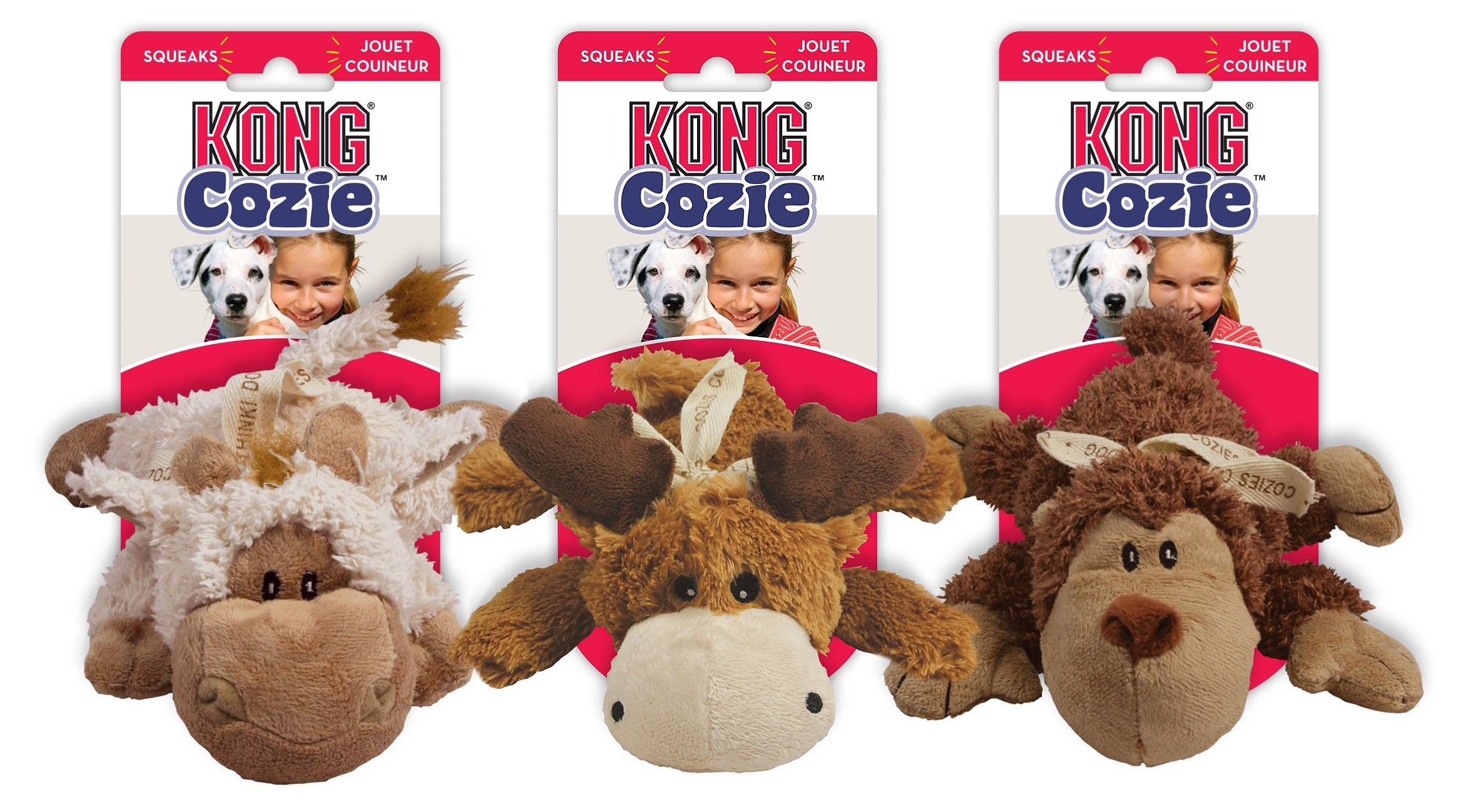 Kong Leksak Cozie Naturals Mix M