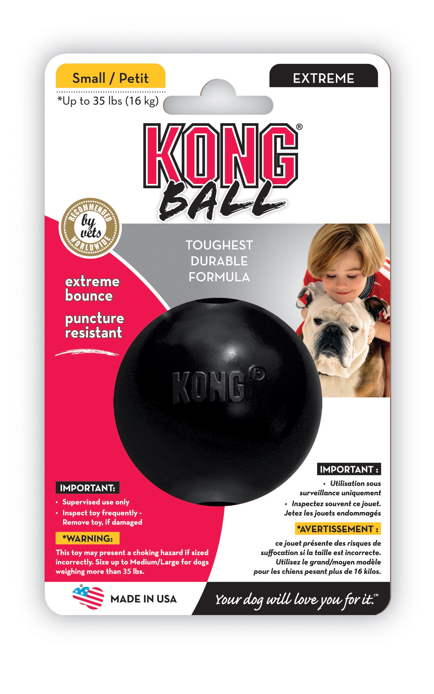 Kong Ball Extreme Hundleksak S