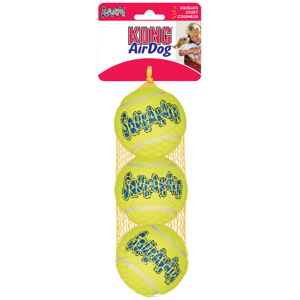 Kong Squeakair Balls Leksak 3-pack