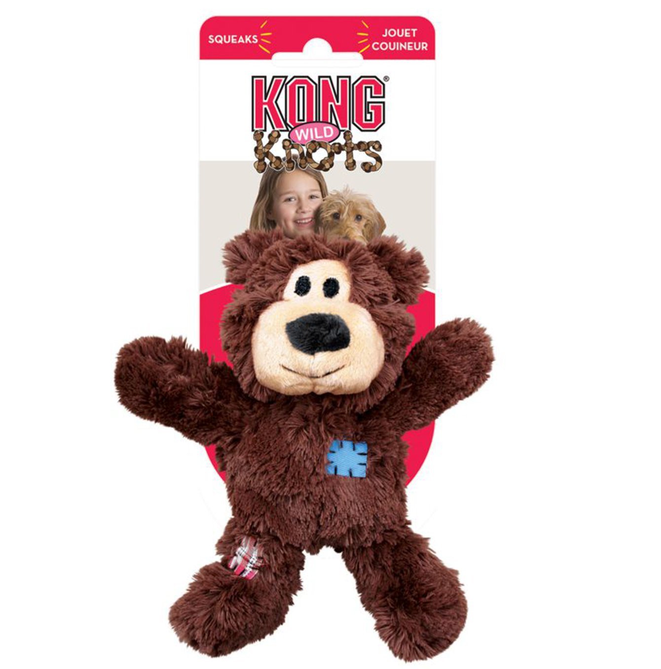 Kong Leksak Wild Knots Bear Mix M/l