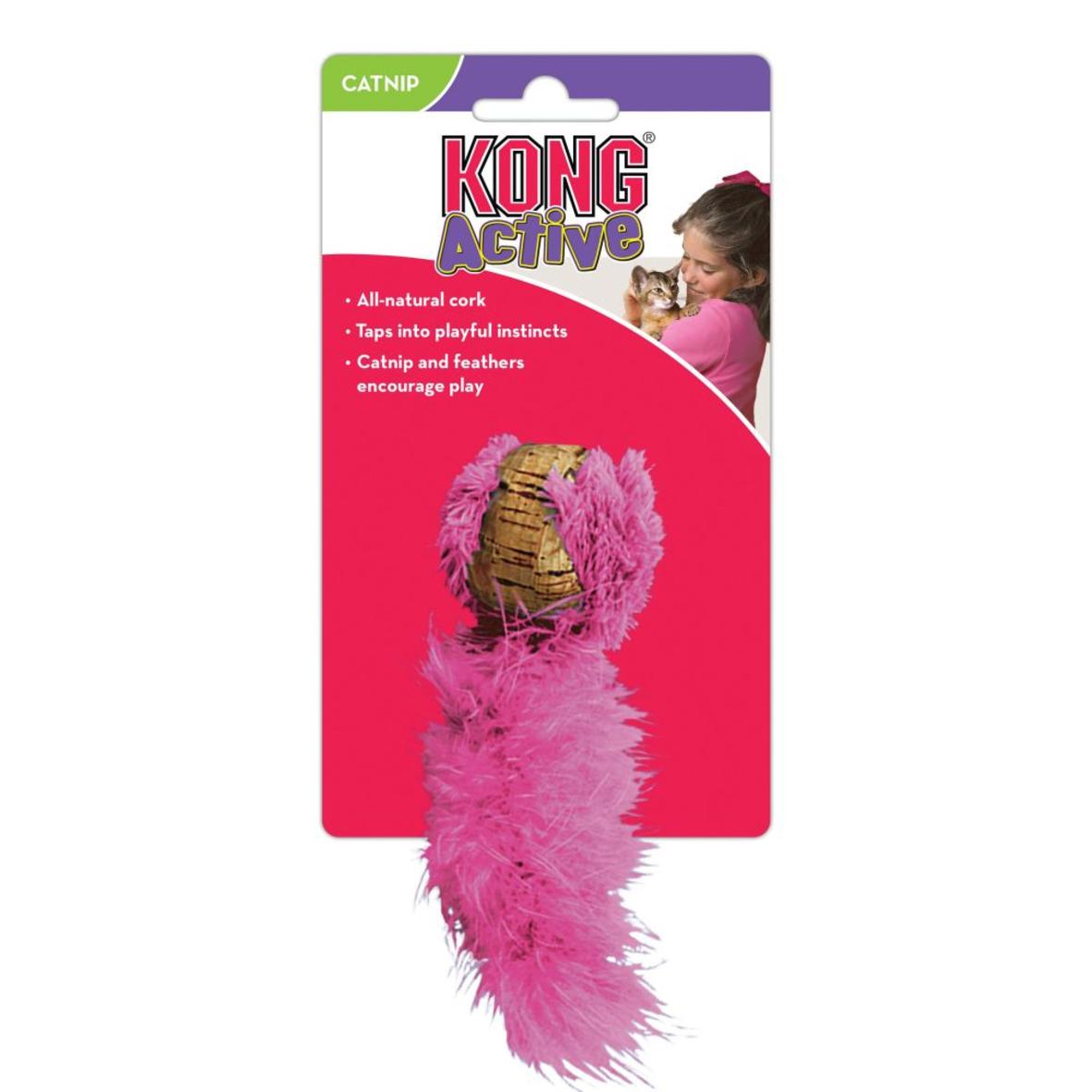 Kong Kattleksak Cork Ball Mix 4cm