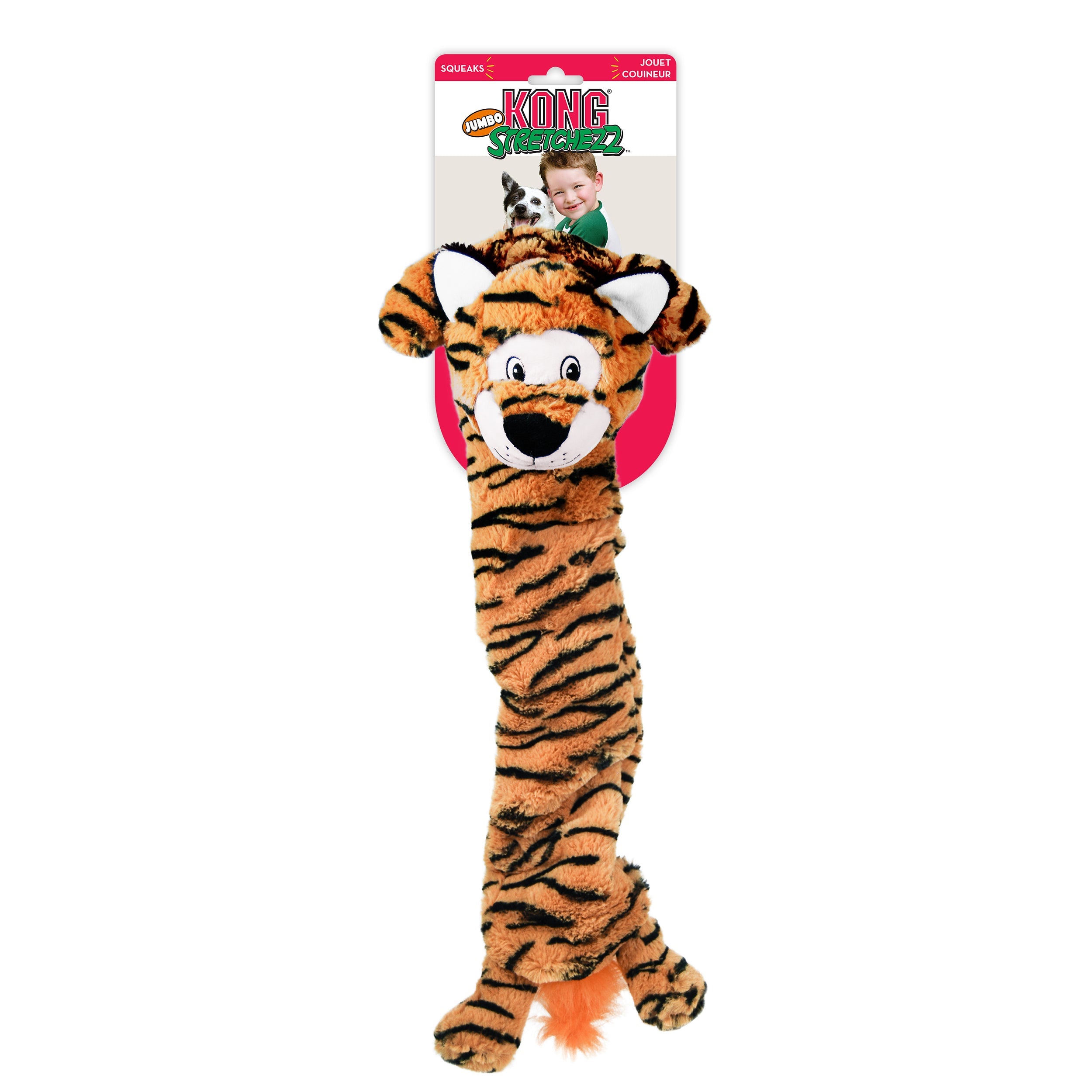 Kong Leksak Stretchezz Tiger Orange Xl