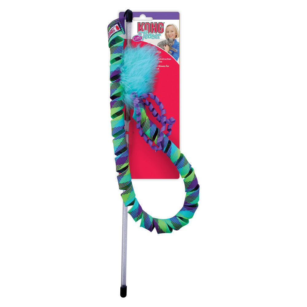 Kong Kattleksak Teaser Curlz Turkos 71cm