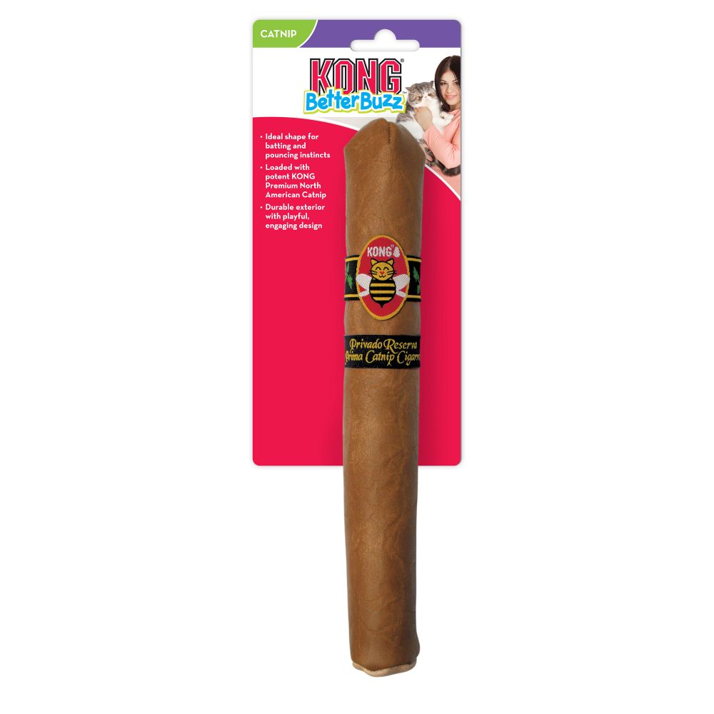 Kong Kattleksak Better Buzz Cigar Brun 22cm