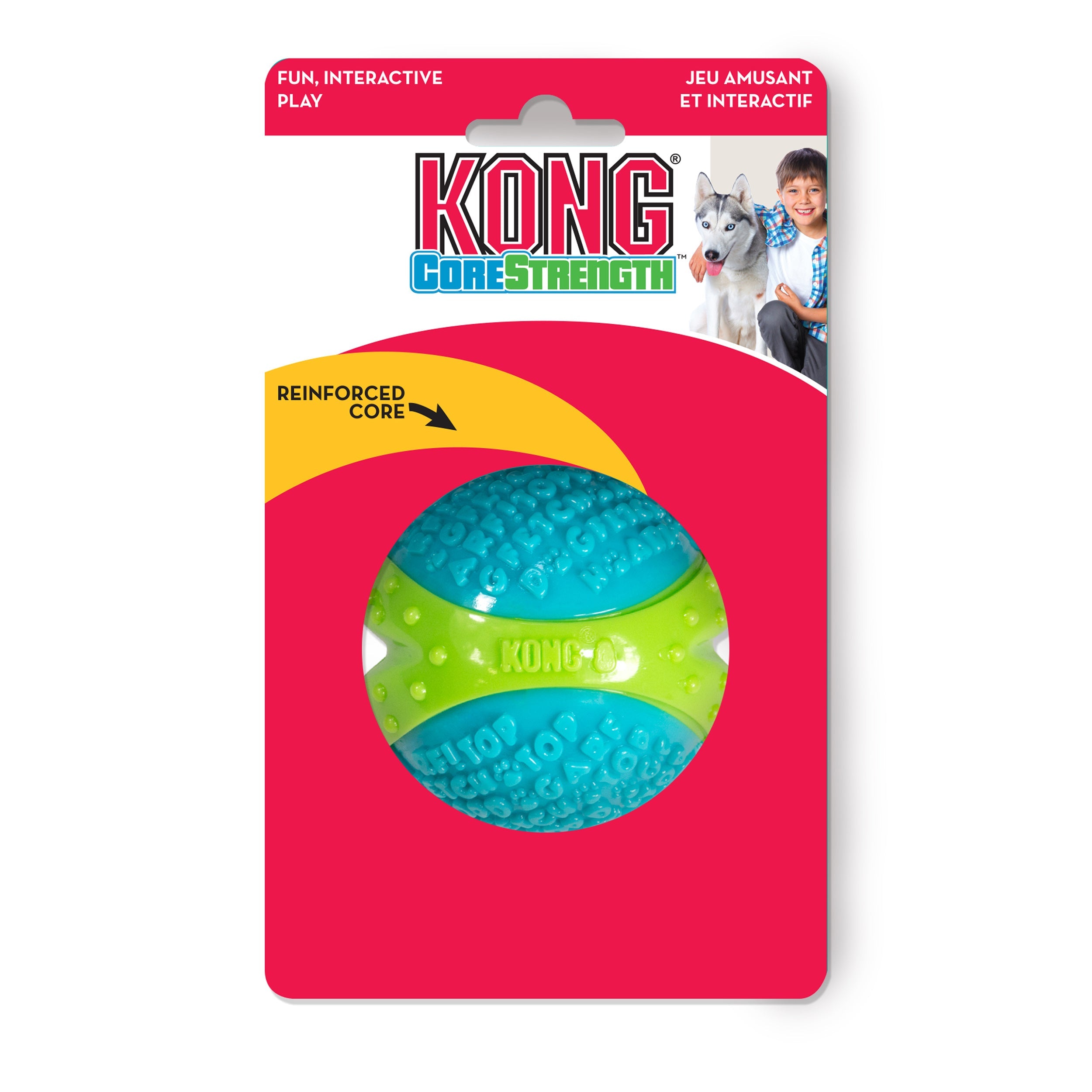 Kong Leksak Corestrength Ball Turkos L