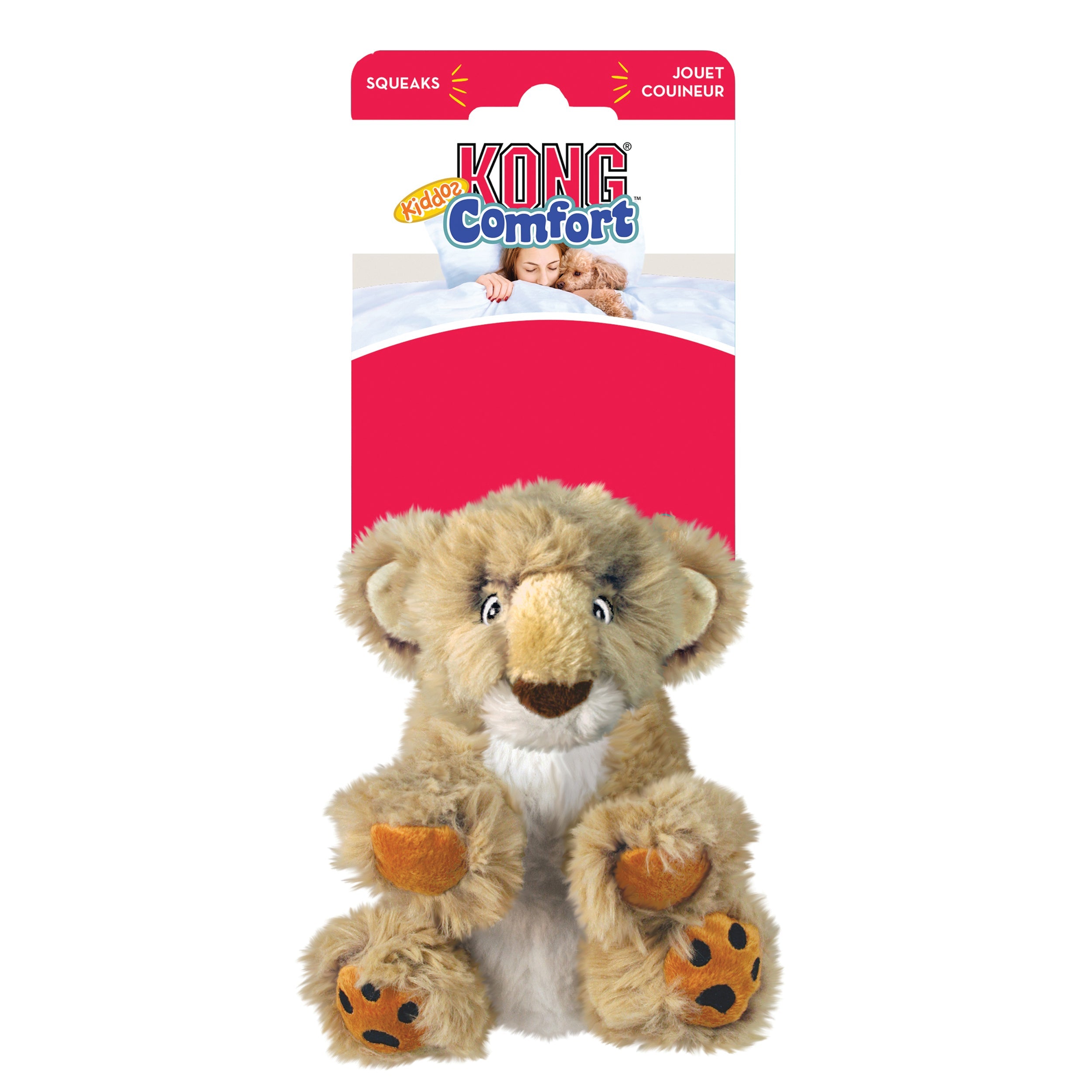 Kong Leksak Komfort Kiddos Lion Beige L