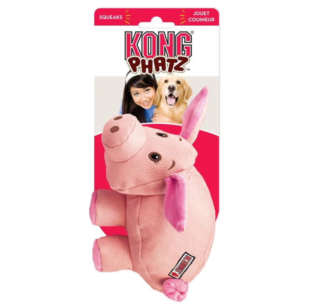 Kong Leksak Phatz Pig Rosa Xs