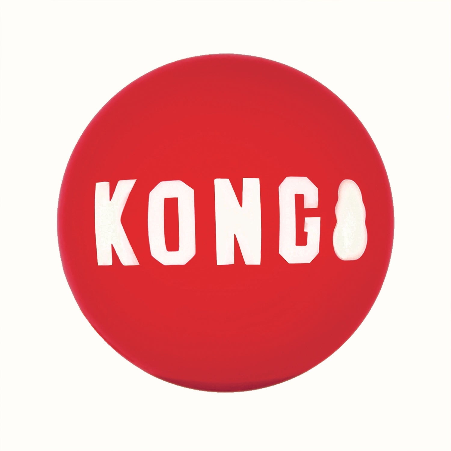 Kong Leksak Signature Ball Röd M