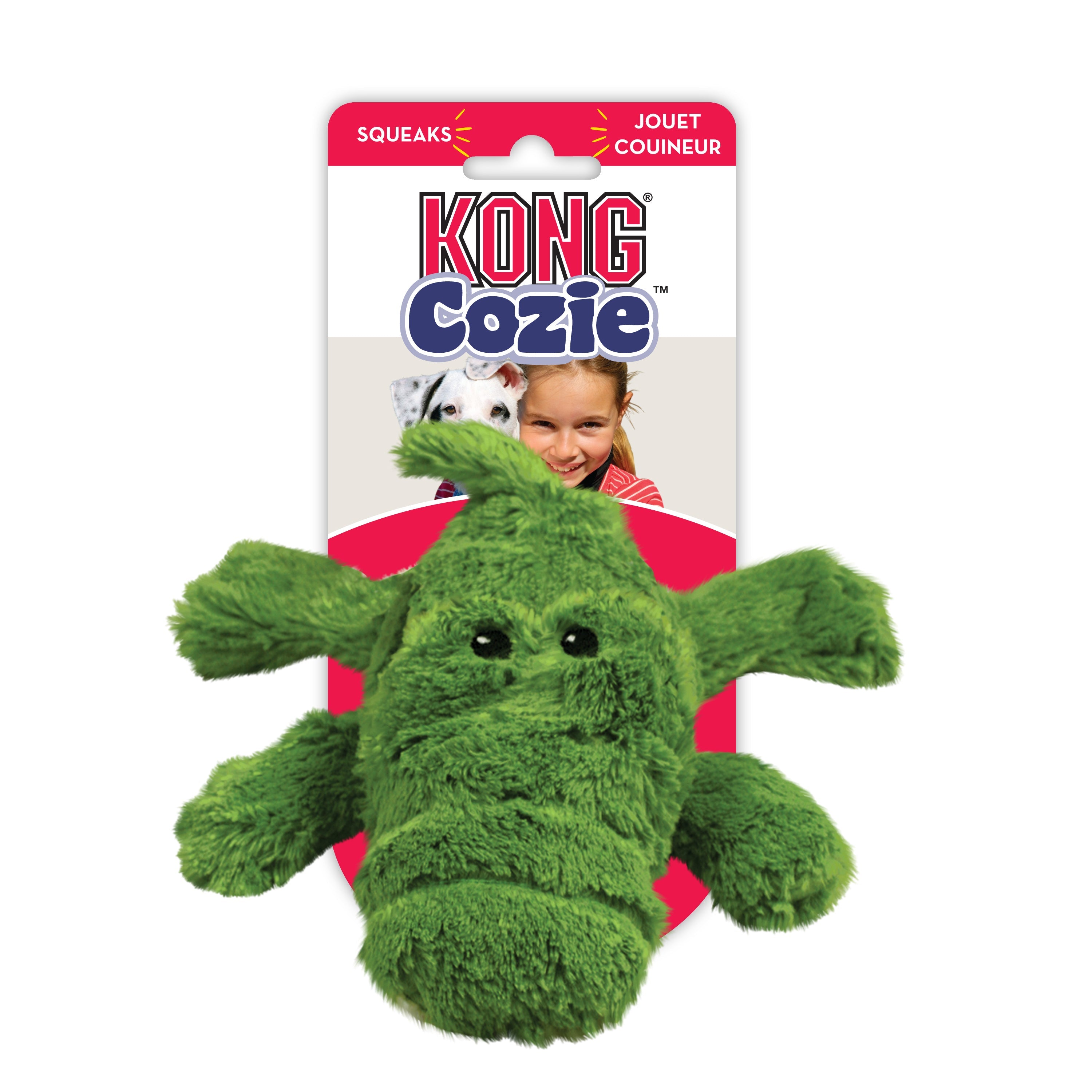 Kong Leksak Cozie Alialligator Grön Xl