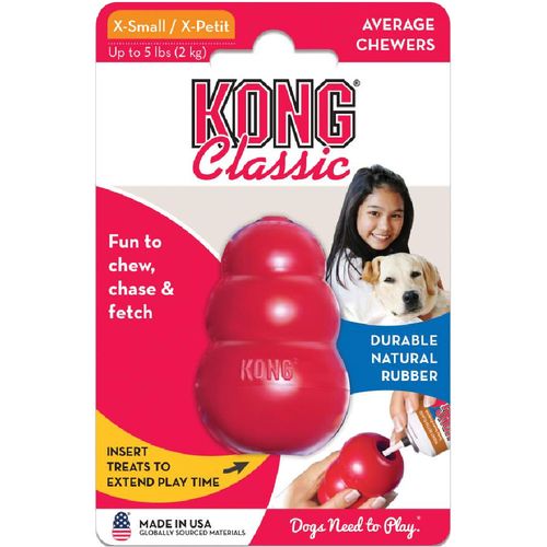 Kong Classic Röd Xs Hundleksak