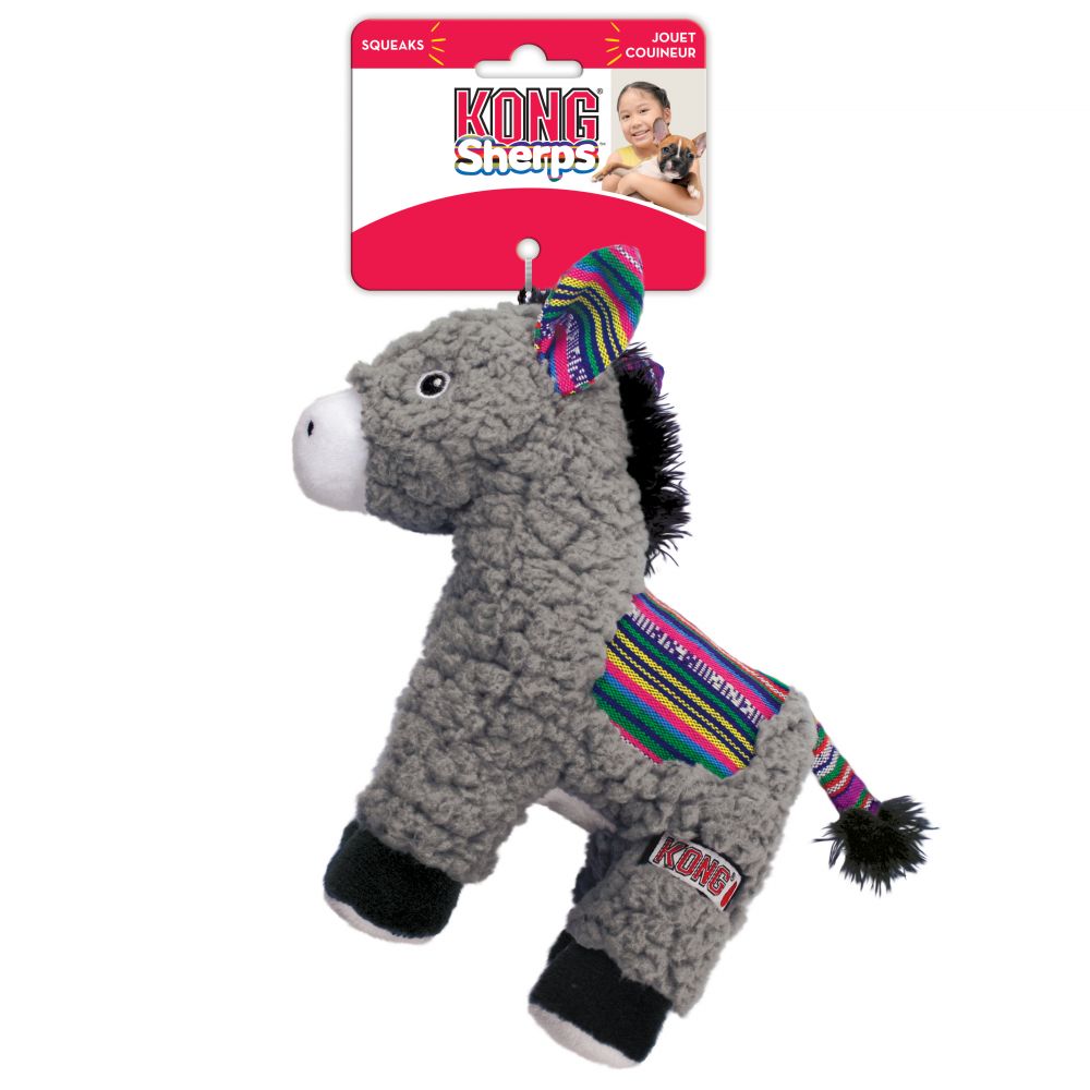 Kong Leksak Sherps Donkey Grå M