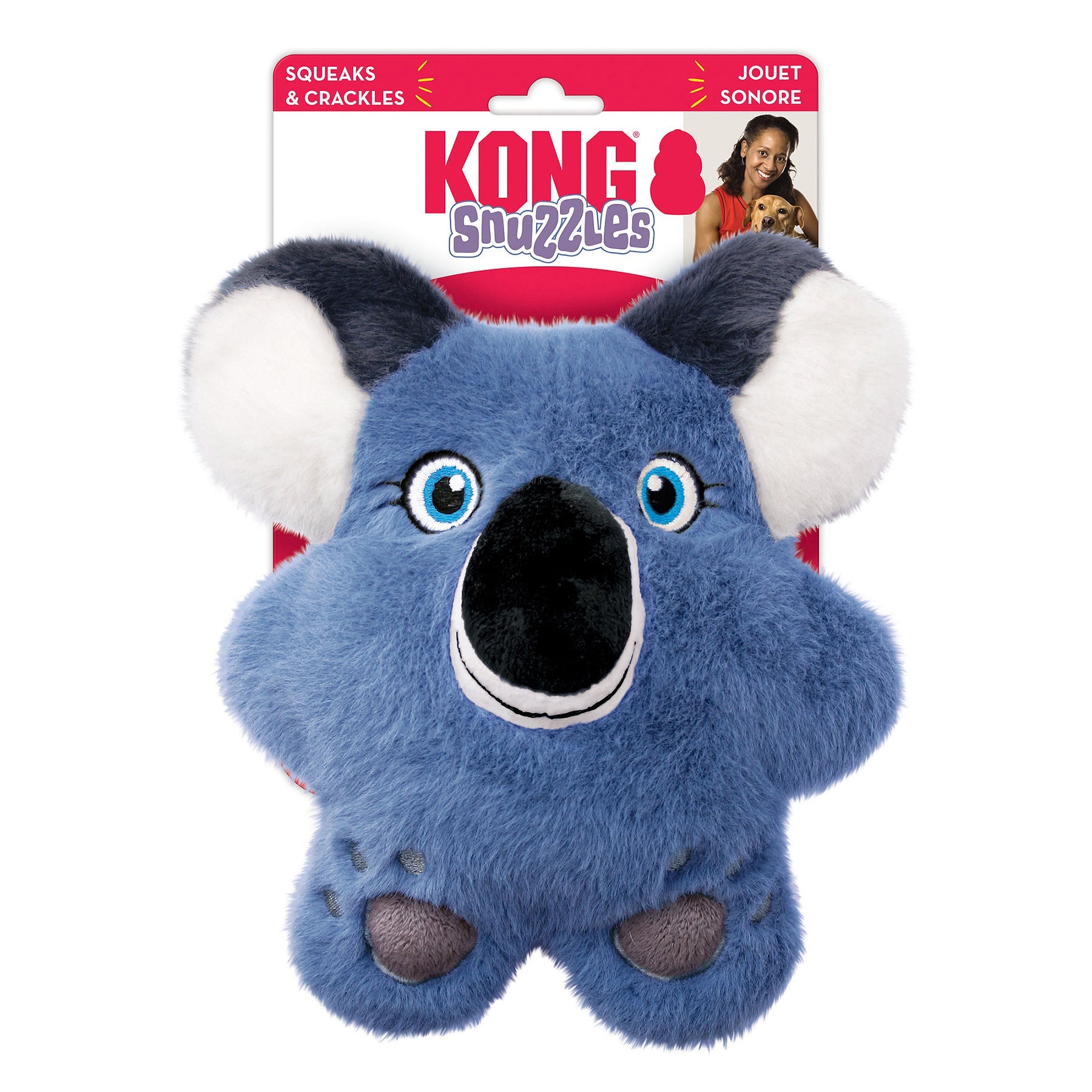 Kong Leksak Snuzzles Koala Blå M