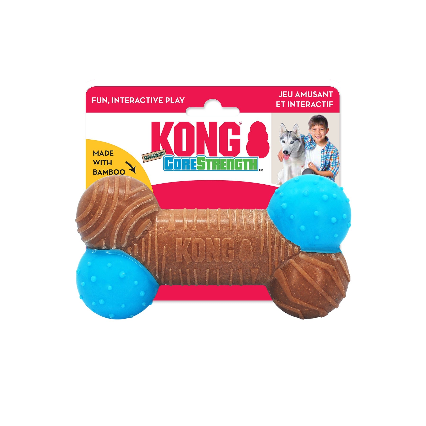 Kong Leksak Corestrength Bamboo Bone L