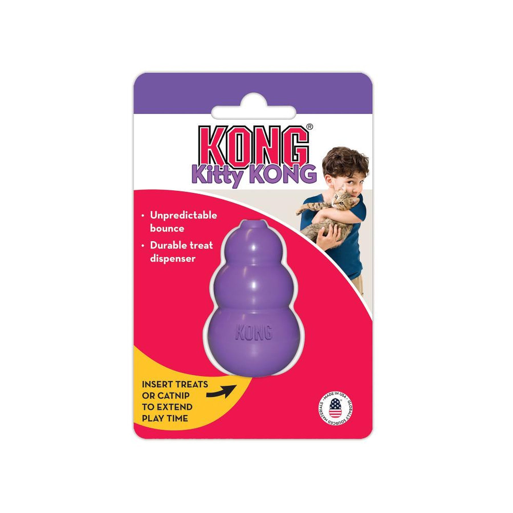Kong Kattleksak Kitty Lila Xs