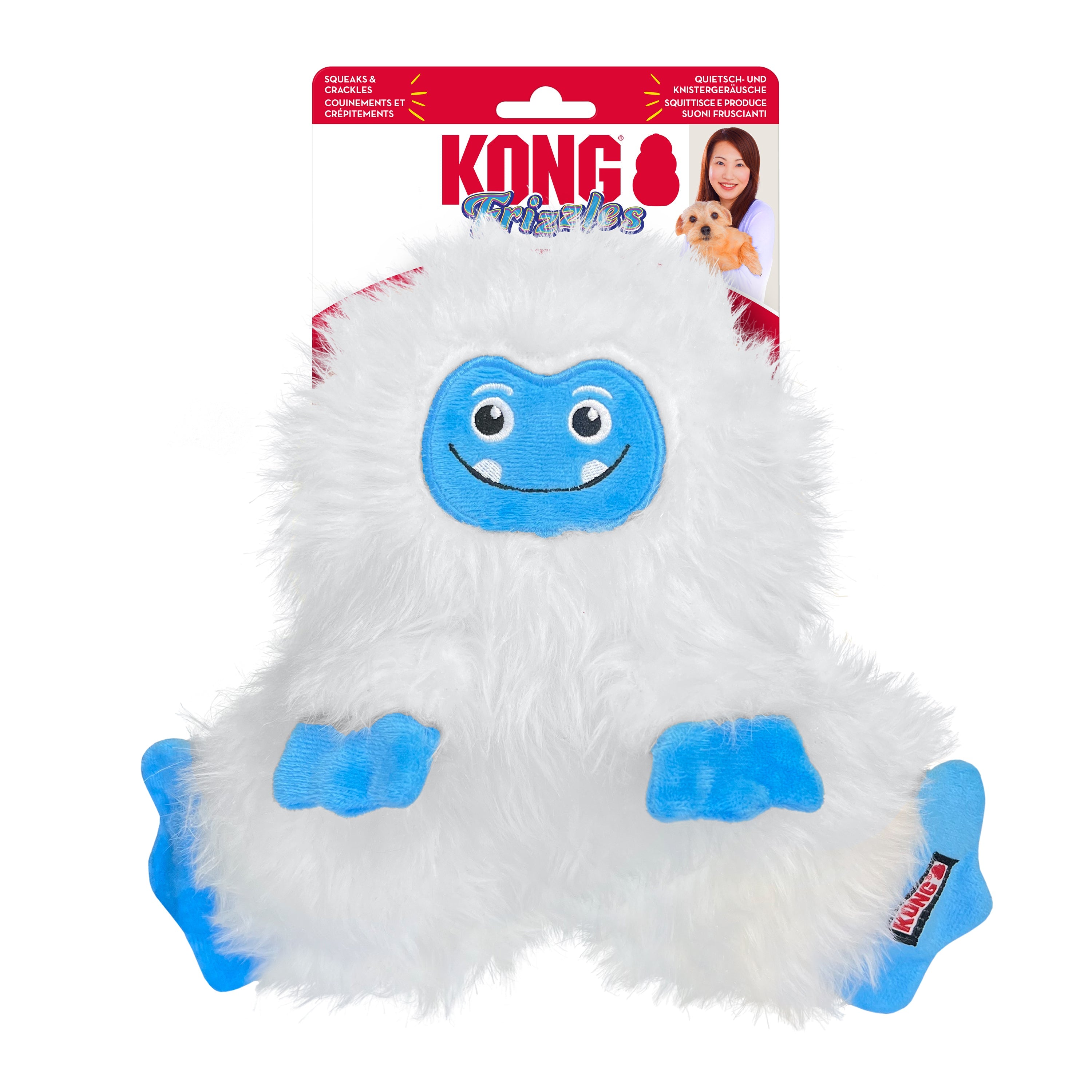 Kong Leksak Holiday Frizzles Yeti M/l