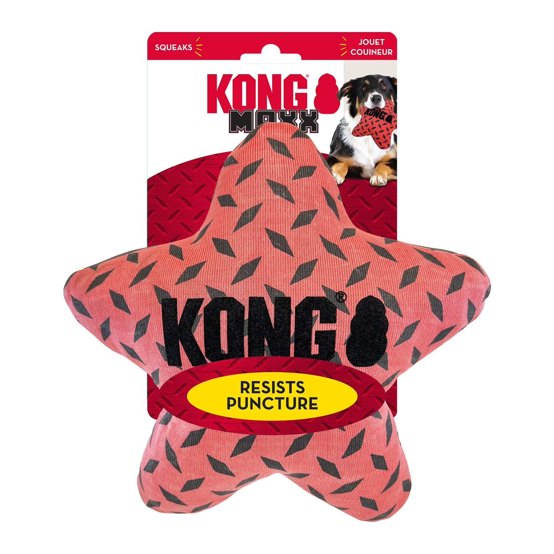 Kong Leksak Maxx Star Röd S/m