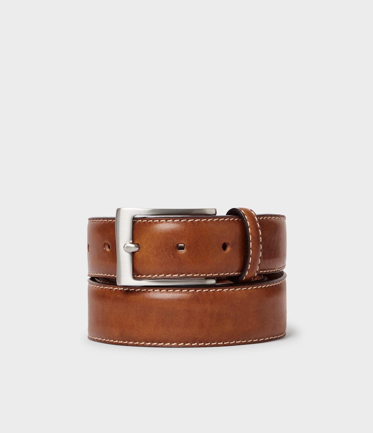 Saddler Odense Läderbälte - Brun - Travels And Bags