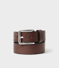 Saddler Ribe Läderbälte - Brun