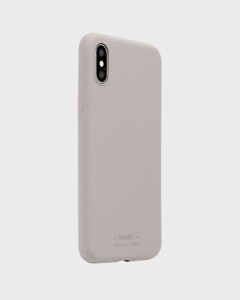 Holdit Telefonskal Silicone iPhone X/Xs - Taupe
