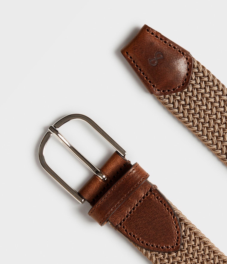 Saddler Ekberg textilbälte - Beige - Travels And Bags