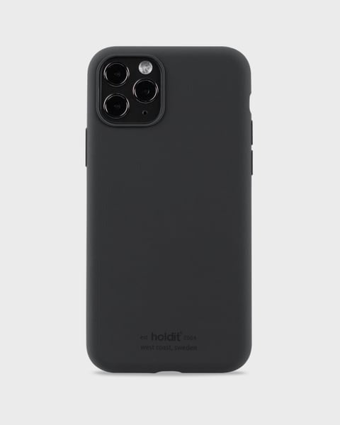 Holdit Telefonskal Silicone iPhone 11 Pro/X/XS - Svart