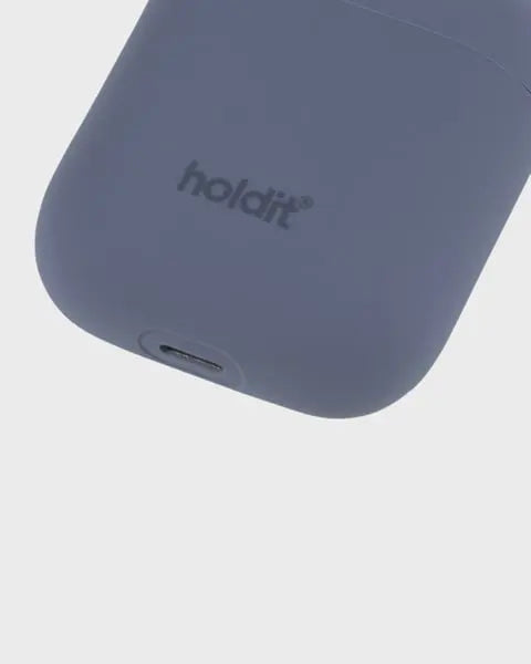 Holdit Airpodsfodral Silicone AirPods 1&2 - Marinblå - Travels And Bags
