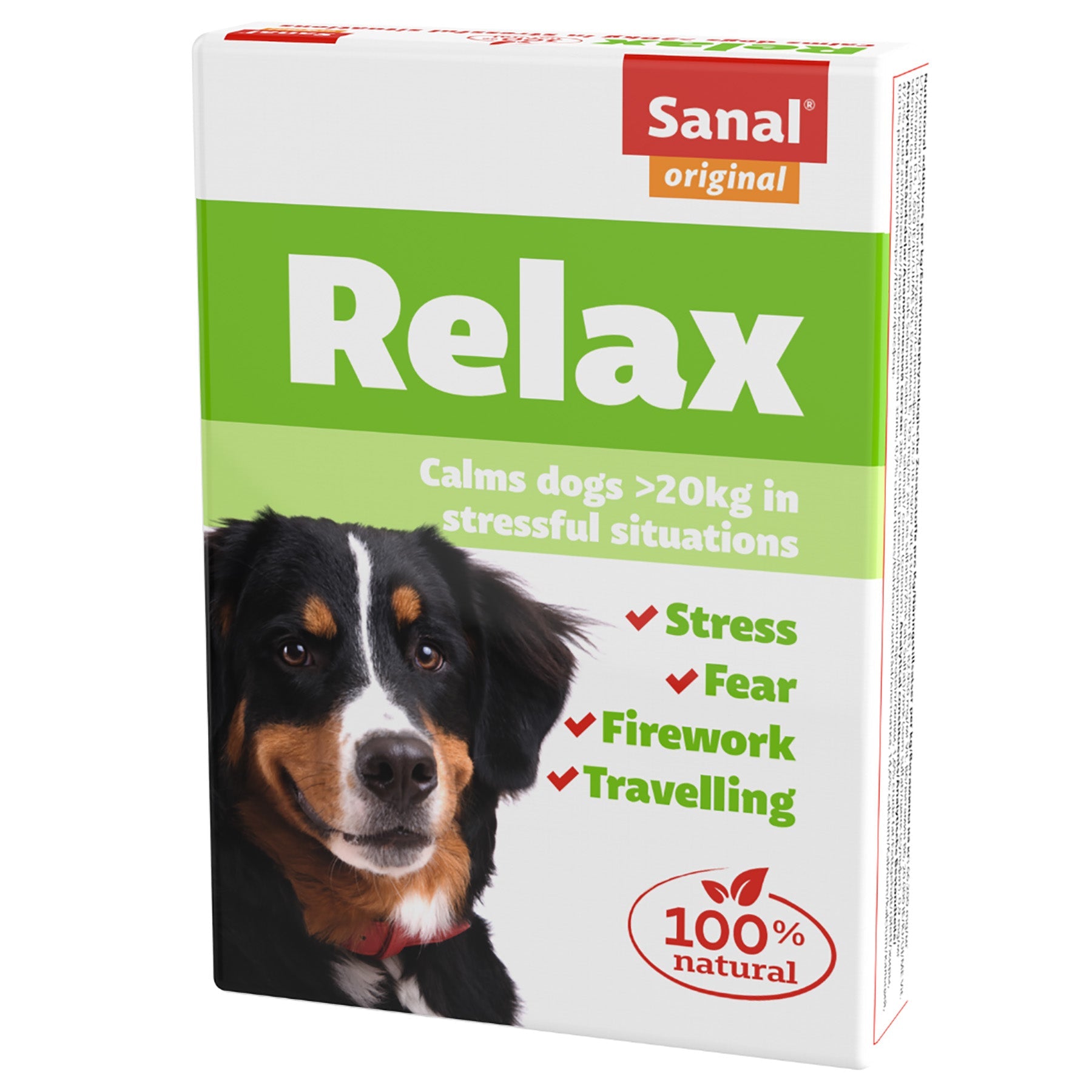 Sanal Relax För Hundar 20-60kg 15st
