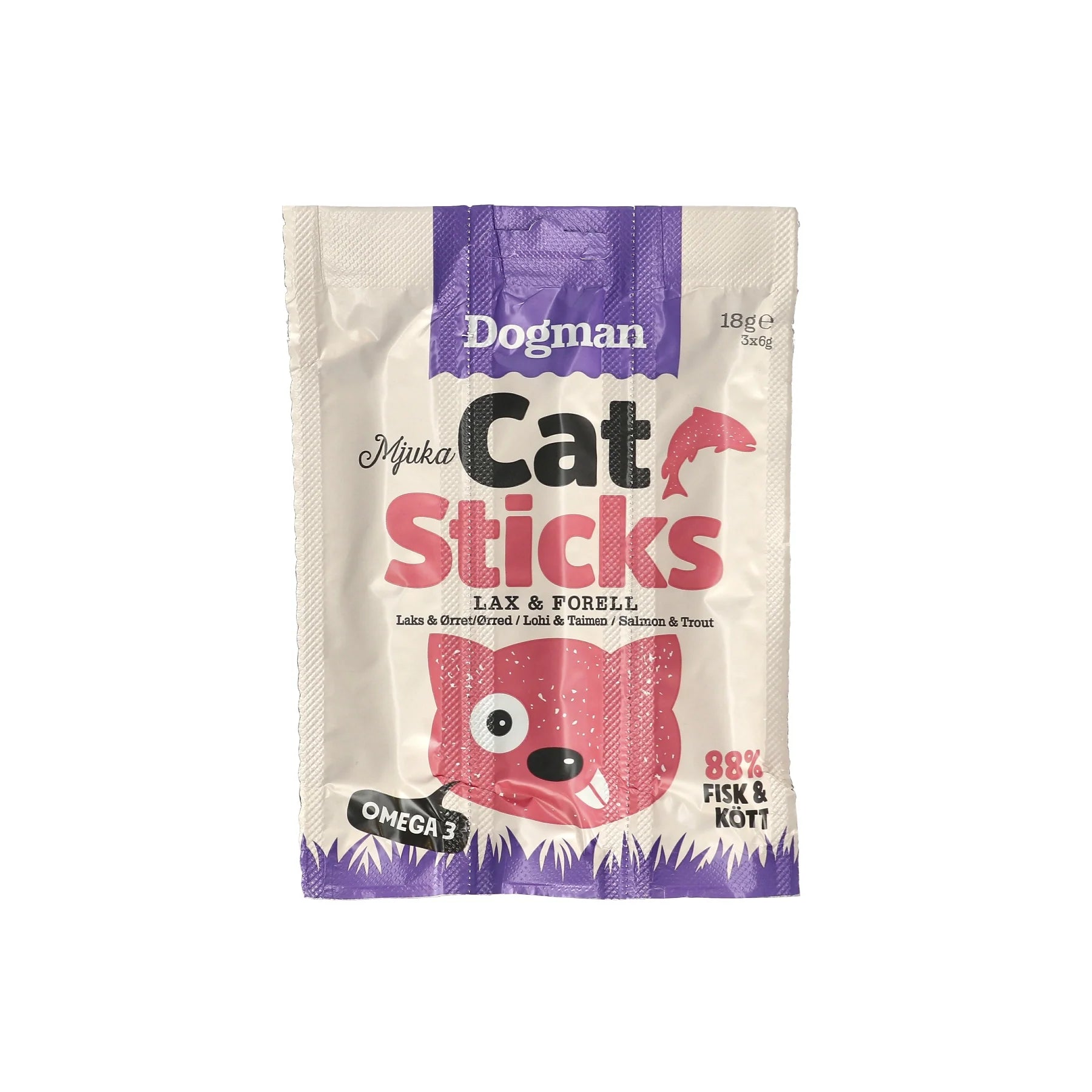 Dogman Cat Sticks 3p Lax Och Forell