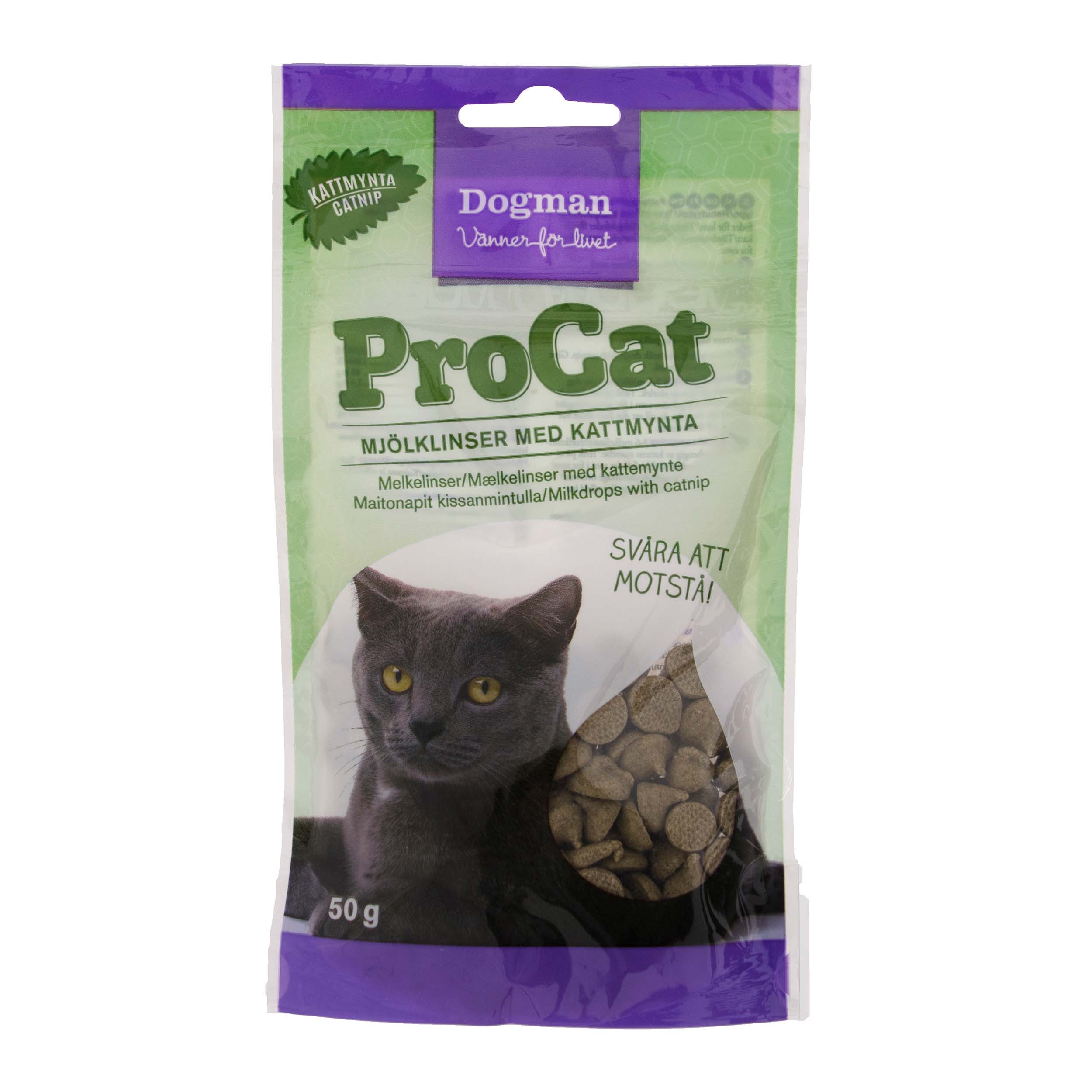 Dogman Procat Mjölklinser Med Mynta 50g