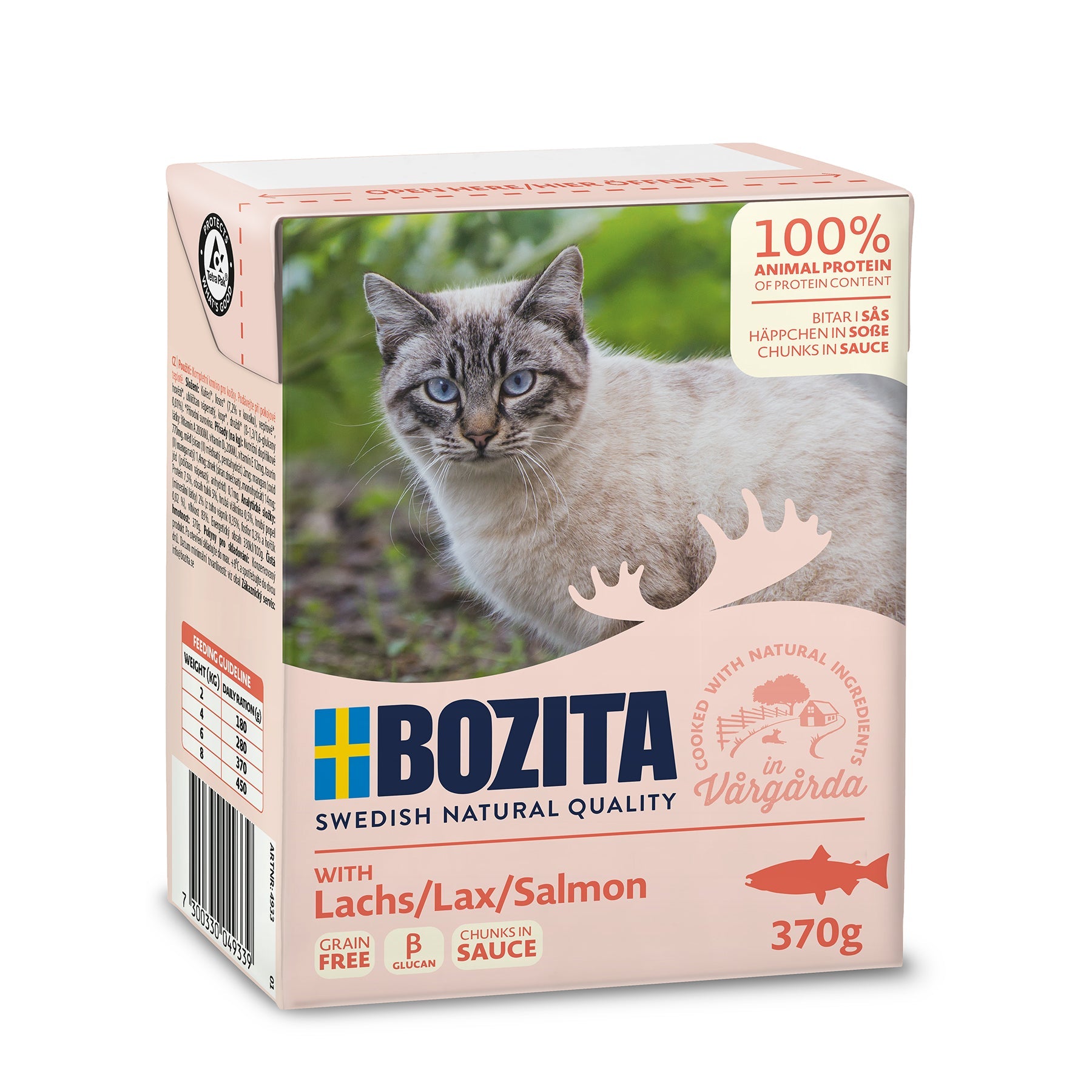 Bozita Salmon Chunks In Sauce Våtfoder För Katt 370g