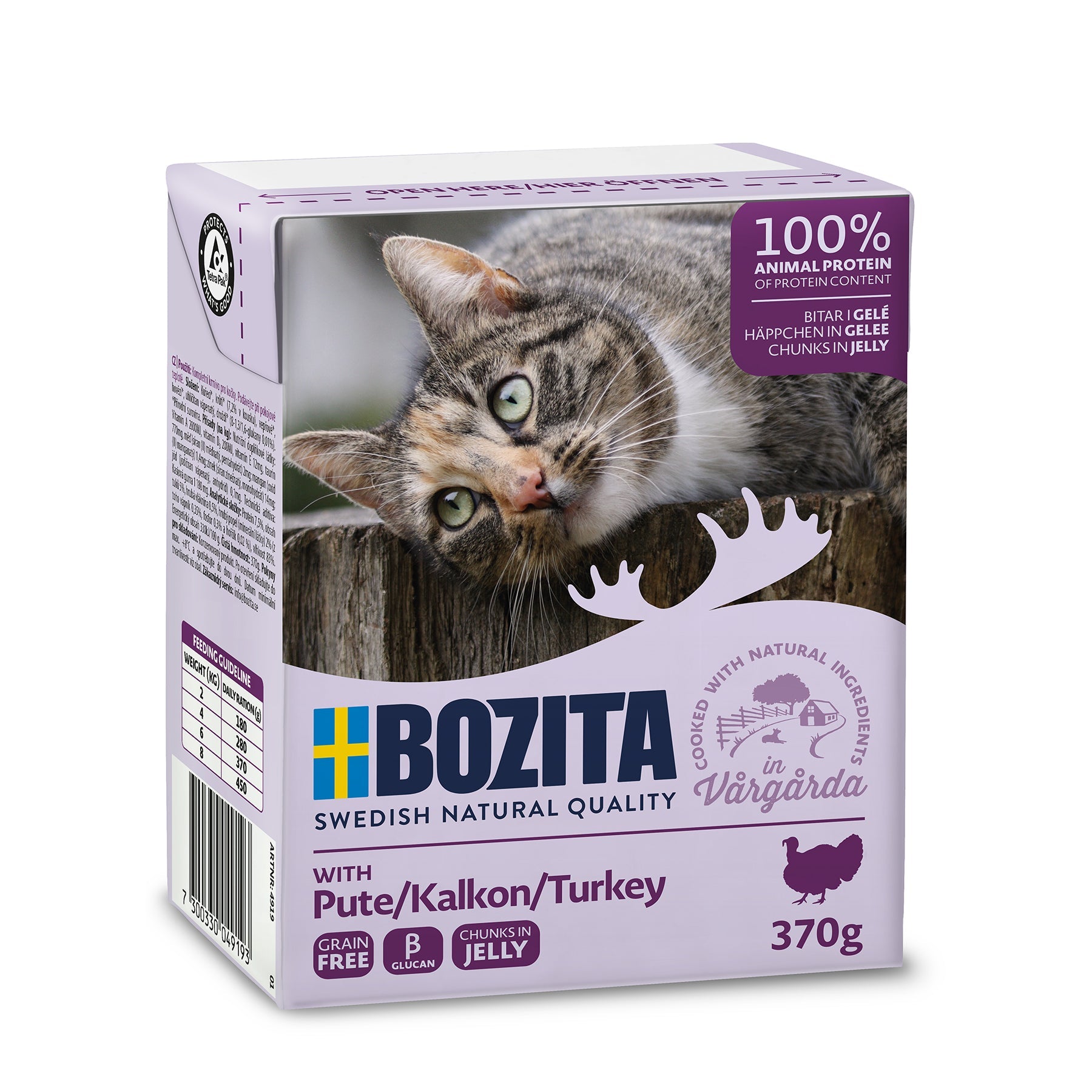 Bozita Turkey Chunks In Jelly Våtfoder För Katt 370g