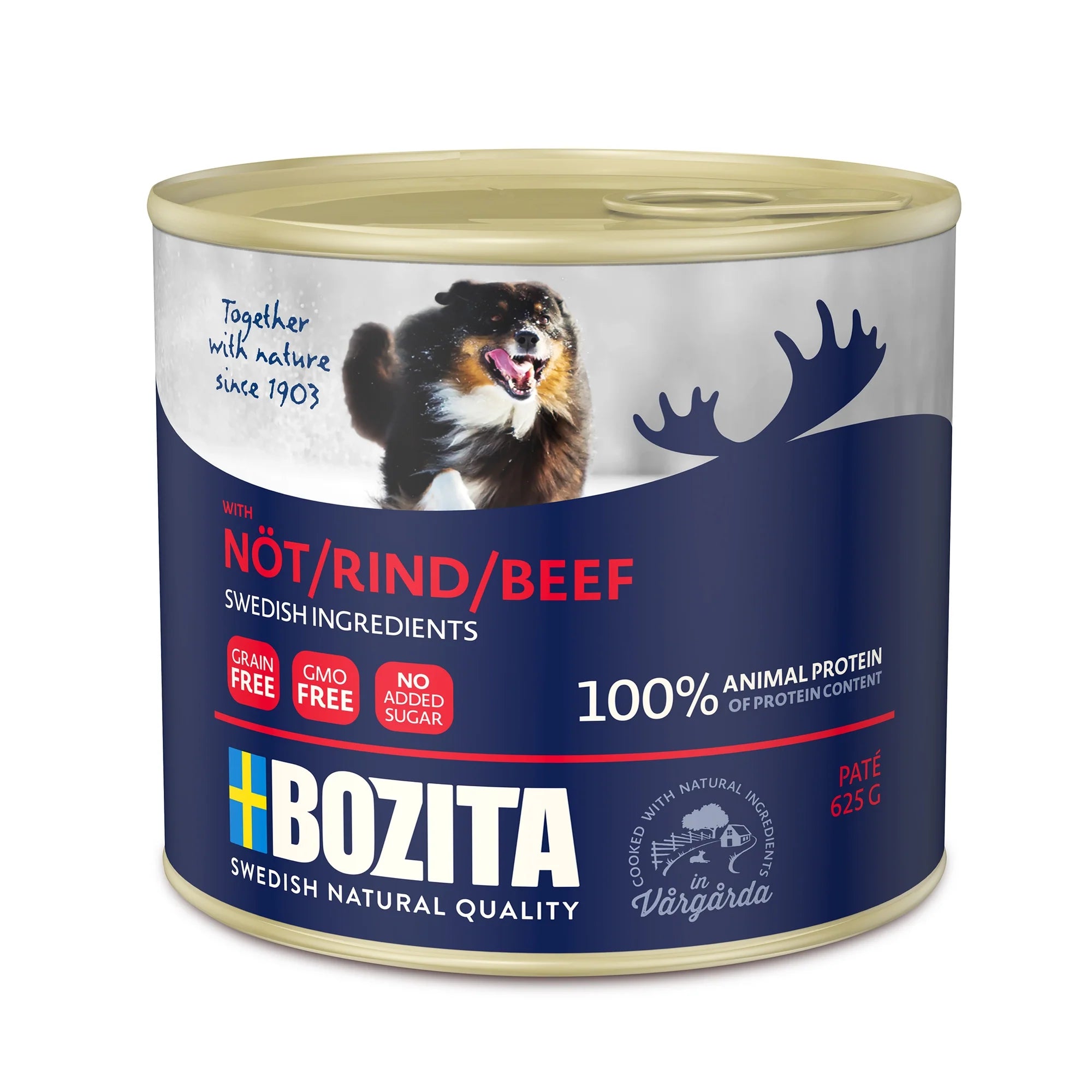 Bozita Paté Våtfoder För Hund Med Nöt 625g